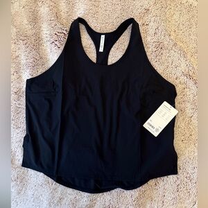 Athleta Black Racerback Training Tank